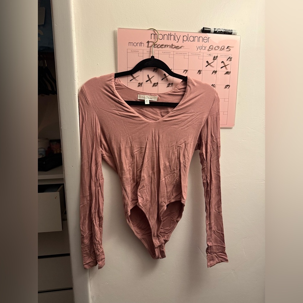 Love Tree Pink Women’s Seamless Bodysuit